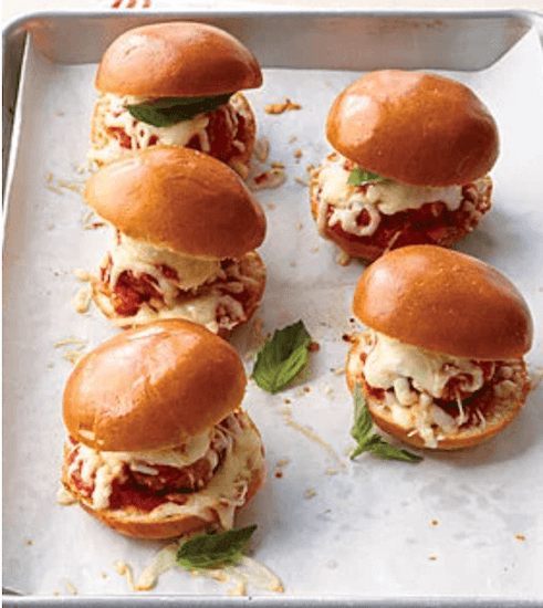Meatball Parmigiana Sliders