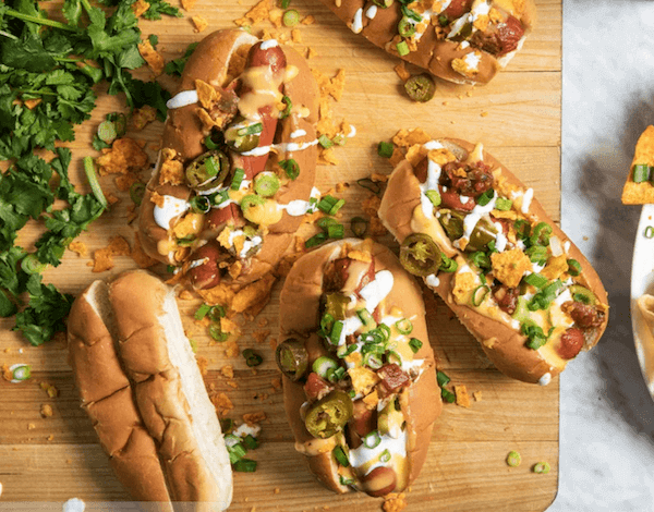 Nacho Hot Dogs